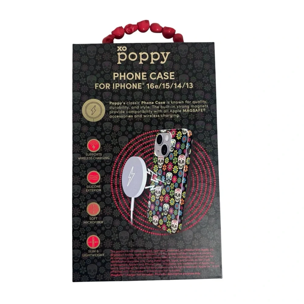 Xo Poppy sugar skull
